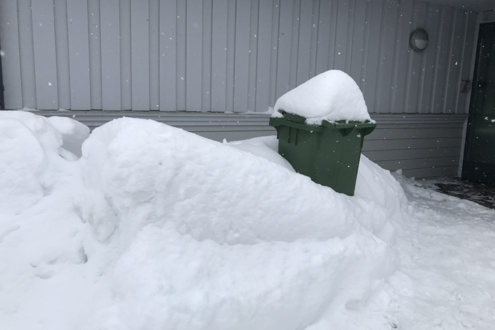 snø dekker til