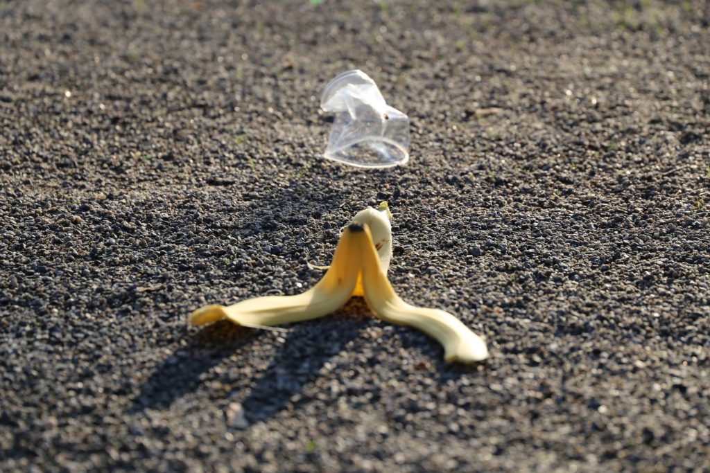 banan og plast