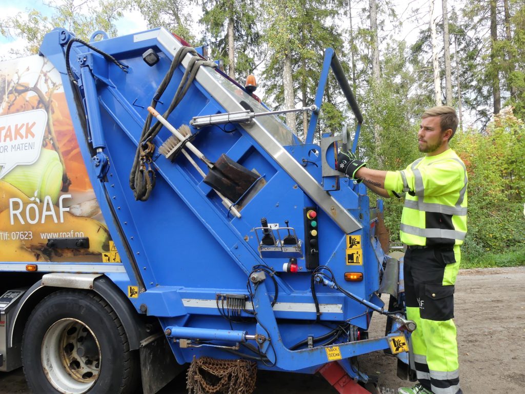 Sjåfør bak