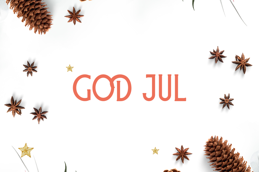 God jul plakat